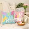 Happy Easter Hello Peeps Throw Pillow Covers 18x18 Inch Set of 4, Rabbit Truck Bunny Spring Decorative Farmhouse Holiday Cushion Case for Home Decoration G683-18